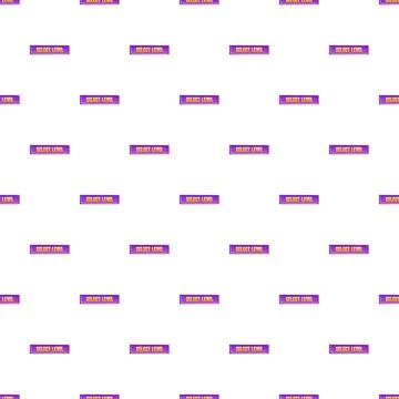 Repeating game interface select level button pattern Stock Illustration