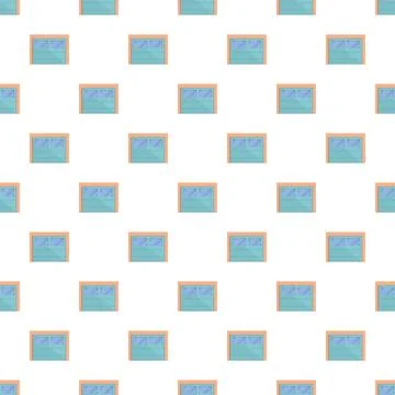 Repeating garage door design pattern for backgrounds Illustrazione stock