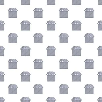Repeating gas grill pattern for outdoor cooking concept Stock Illustration