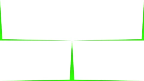 Repeating geometric animation of green white gray rectangles Stock Footage 314780497