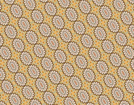Repeating geometric background in fall deep cinnamon tones with dark chocolate, Stock Illustration