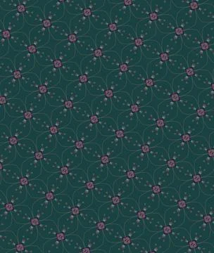 Repeating geometric background in old paper, mocha, wine dusk, deep violet,.. Stock Illustration