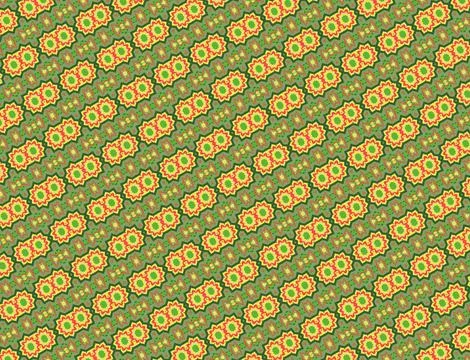 Repeating geometric background rendered in sunset glow, pale gold, moss, forest 스톡 일러스트