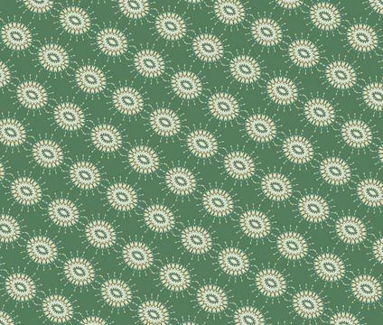Repeating geometric background with sage dust, leaf green, forest fern, jungle m Stock Illustration