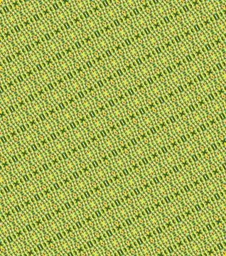 Repeating geometric background in summer neon garden tones with pure yellow.. Stock-Illustration