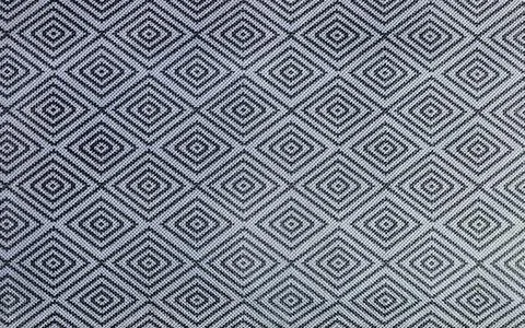 A repeating geometric diamond pattern, showcasing high-contrast black and white  Stock Photos