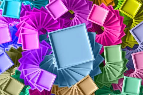 Repeating geometric figures Stock Illustration