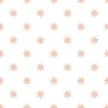 Repeating geometric floral pattern with soft pastel colors Stockillustratie
