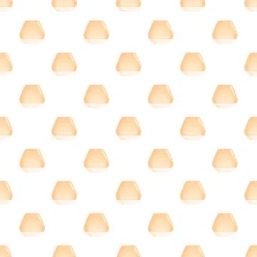 Repeating geometric hexagonal pattern on white background Stockillustratie
