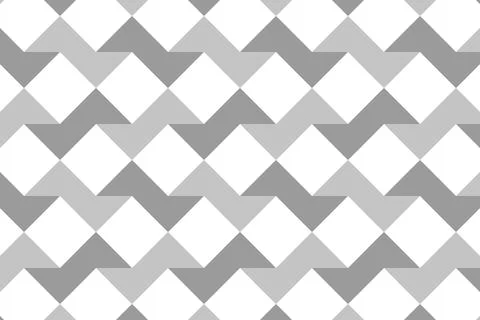 Repeating geometric pattern is appearing in flat design with white diamonds o Stock Illustration