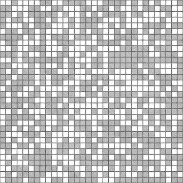 Repeating geometric pattern creates diagonal lines using gray and white squar 写真素材