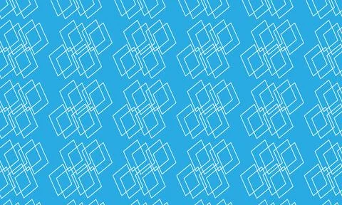 Repeating geometric pattern featuring interconnected white square outlines. Stockillustratie