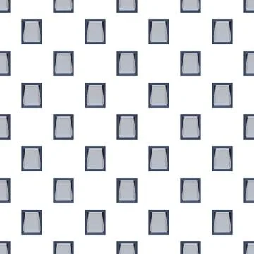 Repeating geometric pattern with muted blue rectangular shapes Illustrazione stock