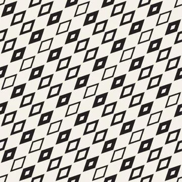Repeating Geometric Rectangle Tiles. Vector Seamless Pattern. Illustrazione stock