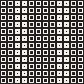 Repeating Geometric Rectangle Tiles. Vector Seamless Pattern. Illustrazione stock