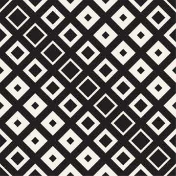 Repeating Geometric Rectangle Tiles. Vector Seamless Pattern. Illustrazione stock