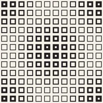 Repeating Geometric Rectangle Tiles. Vector Seamless Pattern. Stockillustratie