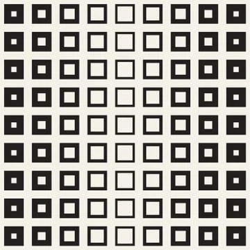 Repeating Geometric Rectangle Tiles. Vector Seamless Pattern. Illustrazione stock