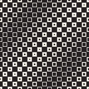 Repeating Geometric Rectangle Tiles. Vector Seamless Pattern. Illustrazione stock