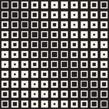 Repeating Geometric Rectangle Tiles. Vector Seamless Pattern. 스톡 일러스트