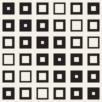Repeating Geometric Rectangle Tiles.  Vector Seamless Pattern. イラスト素材