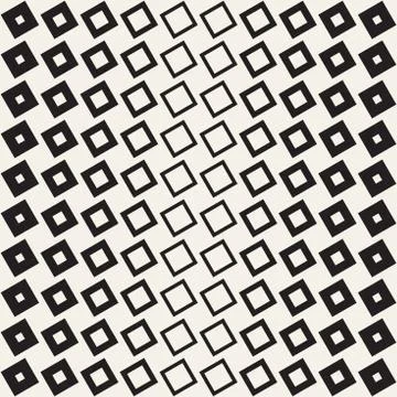 Repeating Geometric Rectangle Tiles.  Vector Seamless Pattern. Illustrazione stock