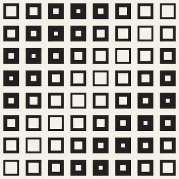 Repeating Geometric Rectangle Tiles.  Vector Seamless Pattern. Illustrazione stock