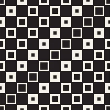 Repeating Geometric Rectangle Tiles. Vector Seamless Pattern. Illustrazione stock