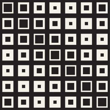 Repeating Geometric Rectangle Tiles. Vector Seamless Pattern. イラスト素材