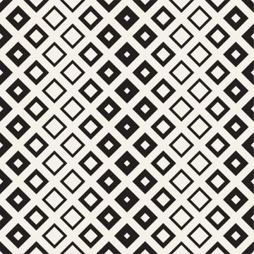 Repeating Geometric Rectangle Tiles.  Vector Seamless Pattern. Stock Illustration