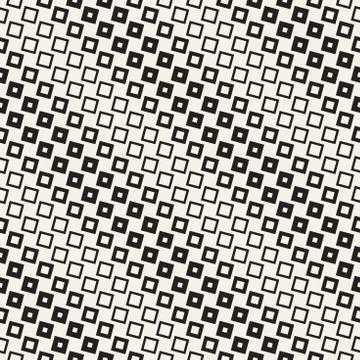 Repeating Geometric Rectangle Tiles.  Vector Seamless Pattern. Stock Illustration