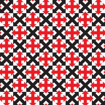 Repeating geometric seamless pattern. Vector Stock Illustration