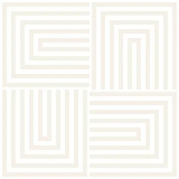 Repeating Geometric Stripes Tiling. Vector Seamless Monochrome Pattern Stock Illustration