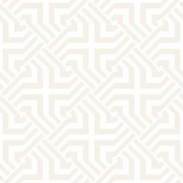Repeating Geometric Stripes Tiling. Vector Seamless Monochrome Pattern Illustrazione stock