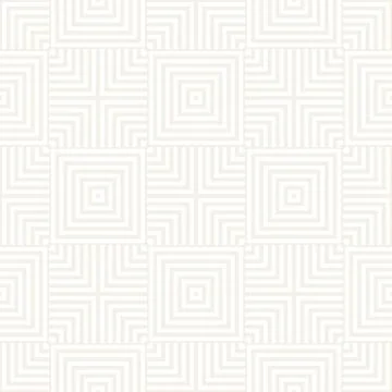 Repeating Geometric Stripes Tiling. Vector Seamless Monochrome Subtle Pattern Stock Illustration