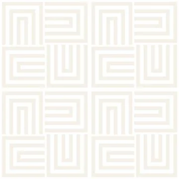 Repeating Geometric Stripes Tiling. Vector Seamless Monochrome Subtle Pattern Stock Illustration
