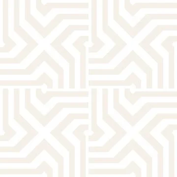 Repeating Geometric Stripes Tiling. Vector Seamless Monochrome Subtle Pattern Stock Illustration