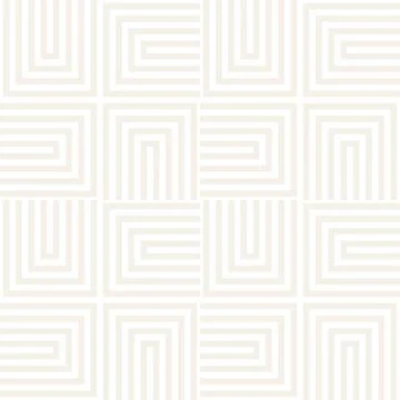 Repeating Geometric Stripes Tiling. Vector Seamless Monochrome Subtle Pattern Stock Illustration