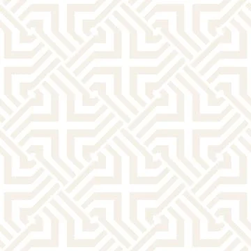 Repeating Geometric Stripes Tiling. Vector Seamless Monochrome Subtle Pattern Stockillustratie