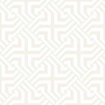Repeating Geometric Stripes Tiling. Vector Seamless Monochrome Subtle Pattern Stock Illustration