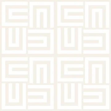Repeating Geometric Stripes Tiling. Vector Seamless Monochrome Subtle Pattern Stock Illustration
