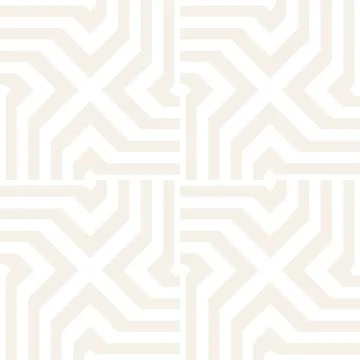 Repeating Geometric Stripes Tiling. Vector Seamless Monochrome Subtle Pattern 스톡 일러스트