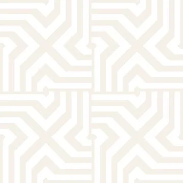 Repeating Geometric Stripes Tiling. Vector Seamless Monochrome Subtle Pattern Stock Illustration