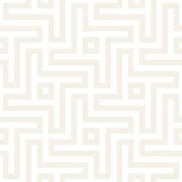 Repeating Geometric Stripes Tiling. Vector Seamless Monochrome Subtle Pattern Stock Illustration