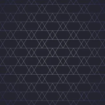 Repeating geometric tiles with triangles. Vector seamless pattern Illustrazione stock