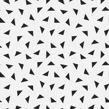 Repeating geometric tiles from triangles. Vector seamless pattern. Stock Illustration