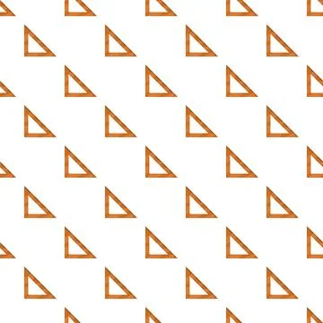 Repeating geometric triangular rulers forming seamless education pattern Illustrazione stock