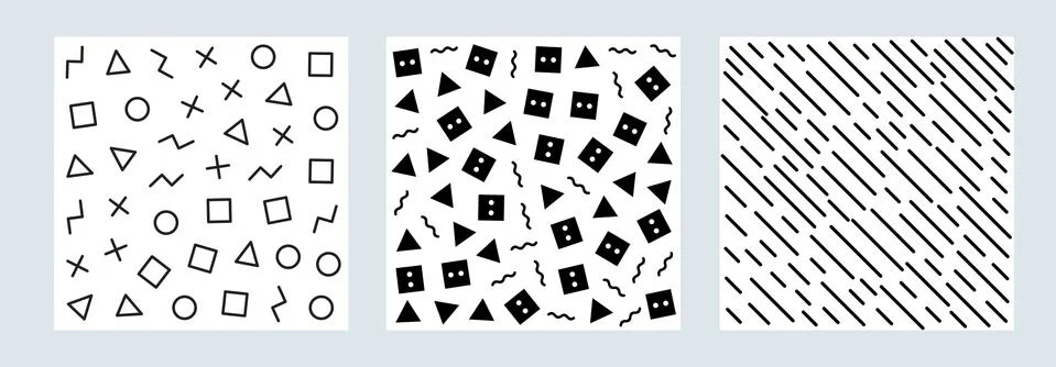 Repeating geometric vector pattern pattern Stock Illustration