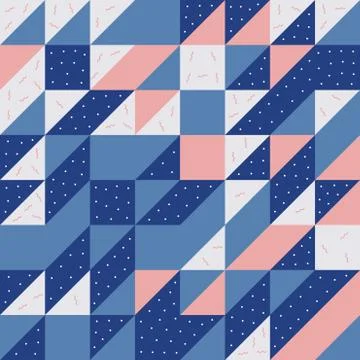 Repeating geometric vector pattern pattern Stock Illustration