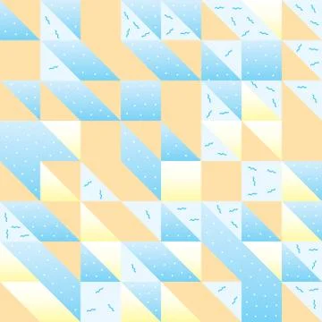Repeating geometric vector pattern pattern Stock Illustration